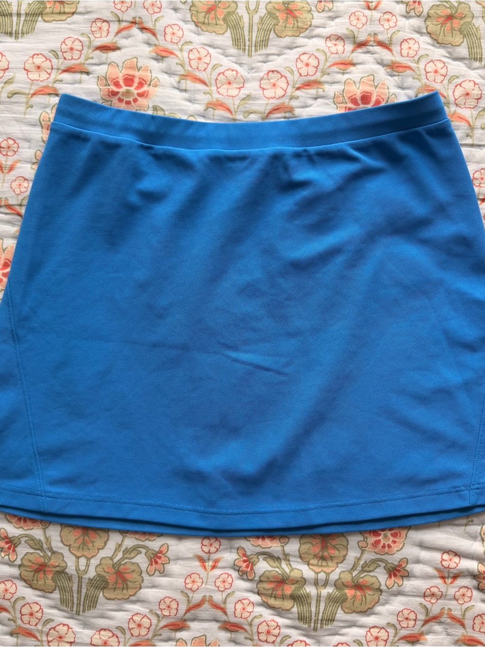 Bright Blue Women's Knit Mini Skirt